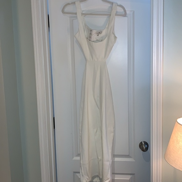 Socialite Women's Cut-out Bodycon Sleeveless Midi Dress in White small - Picture 4 of 8